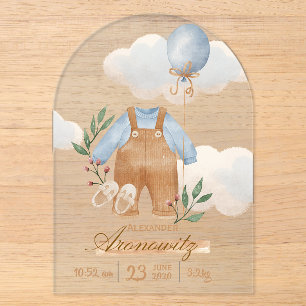 Little hands, little feet, and a big place in our acrylic invitations