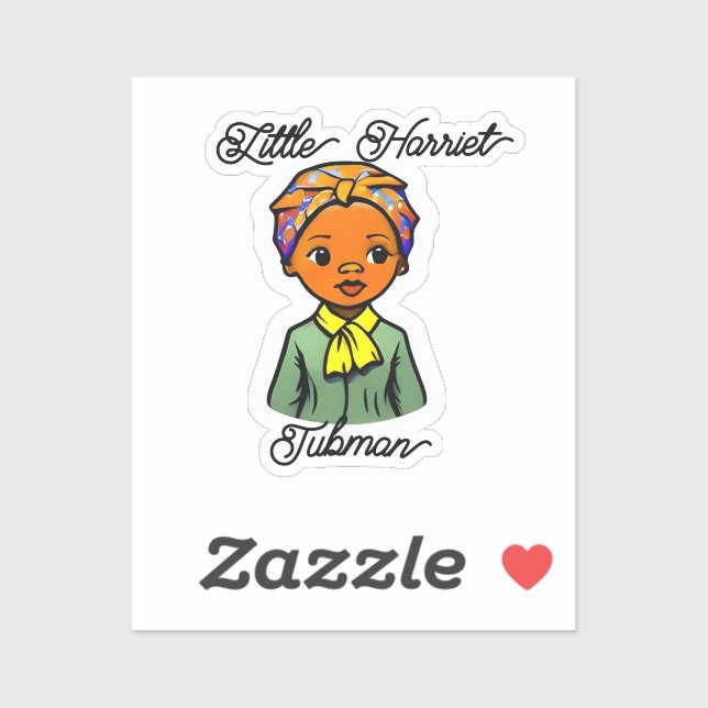Little Harriet Tubman Black History Month Vinly Sticker (Sheet)