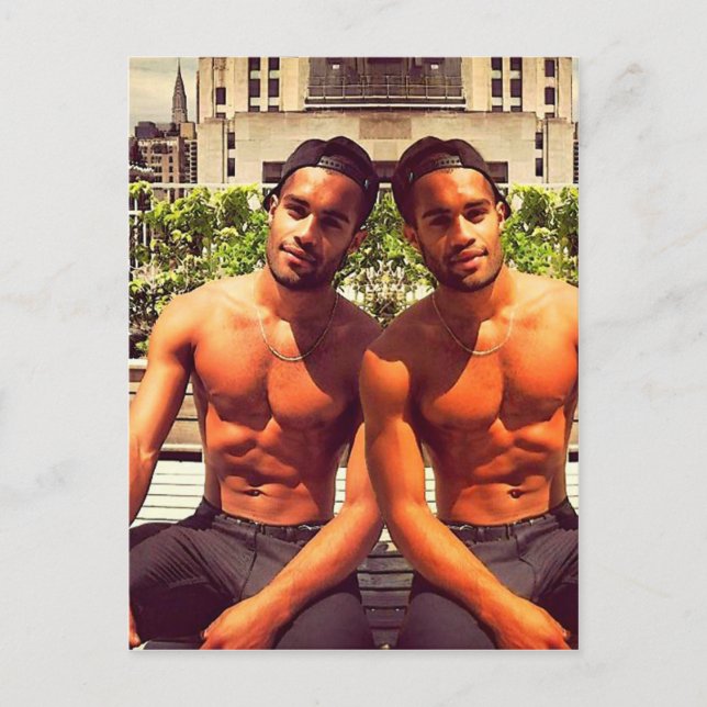 Little Havana Twins Postcard (Front)