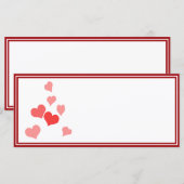 Little Hearts (Add Your Text & Background Color) (Front/Back)