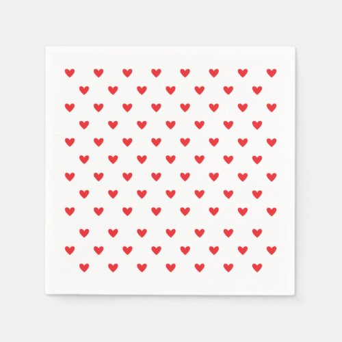 Little Hearts BIG Love Valentines Day Party Napkins