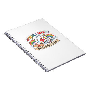 Little Hearts First-Aid Companion nurse sign Notebook
