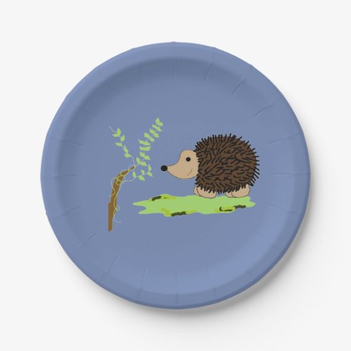 Little Hedgehog Paper Plates