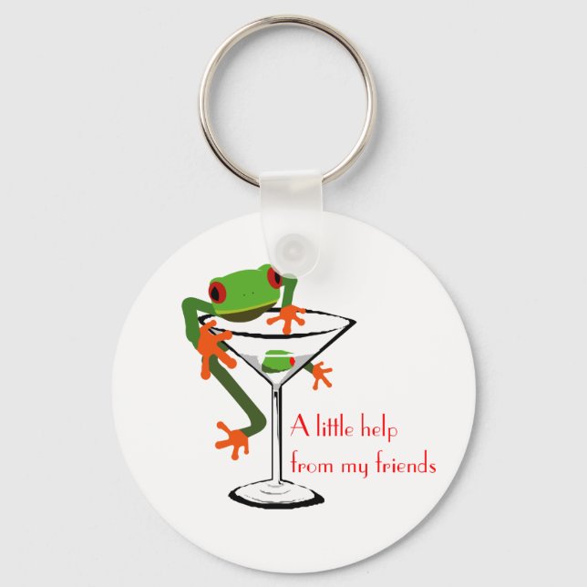 Little Help from My Friends Keychain (Front)