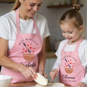 Little Helper Pink Family Matching Apron