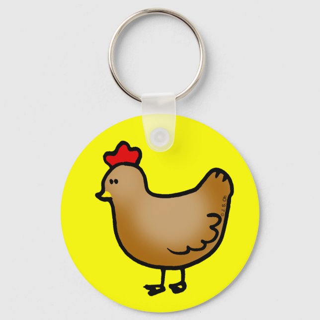 Little hen keychain (Front)