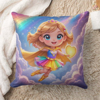 Little Hero Big Dreams Throw Pillow