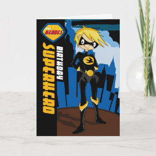 Little Heroes Superhero Birthday Card
