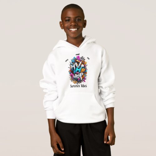 Little Hip Hop Star Kids Alphabet T_Shirt Design Hoodie