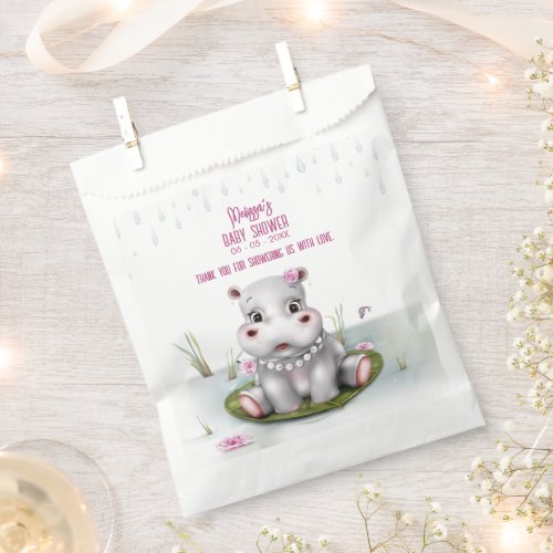 Little Hippo Safari River Adventure Baby Shower Favor Bag