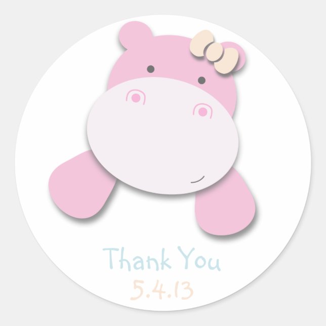 Little Hippo | Stickers (Front)