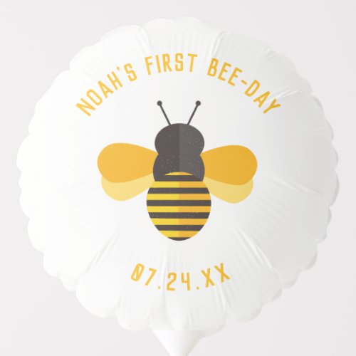 Little Honey 1st Bee Day Party Decorations Balloon