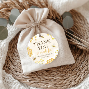 Little Honey Baby Shower Favor Tags