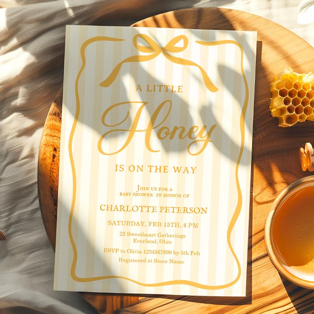 Little Honey Baby Shower Invitation (Creator Uploaded)