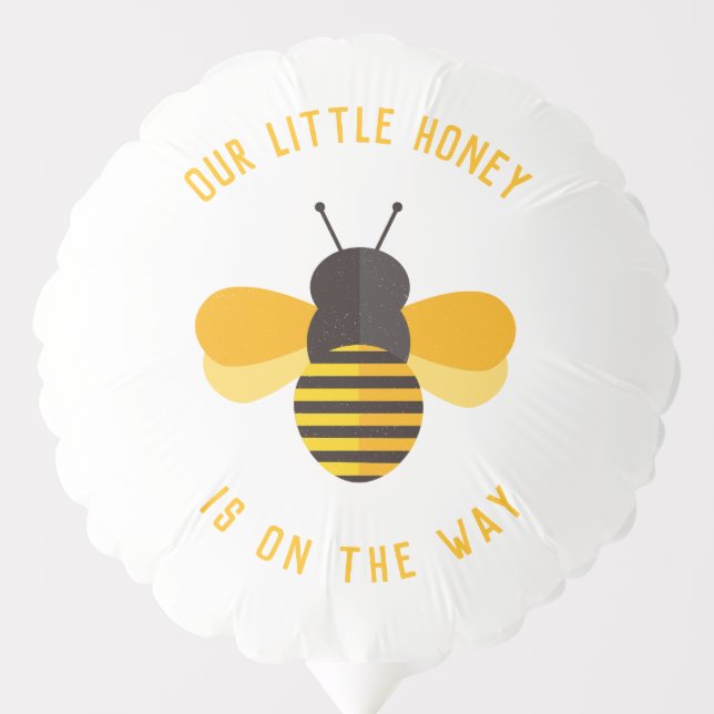 Little Honey Bee Baby Shower Decorations Balloon (Front)