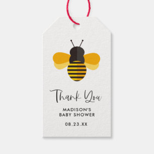Little Honey Bee Baby Shower Gift Thank You Gift Tags