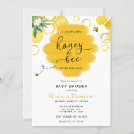 Little Honey Bee Baby Shower Invitation