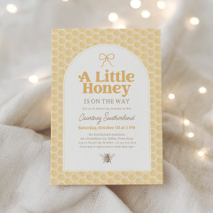 Little Honey Bee Baby Shower Invitation