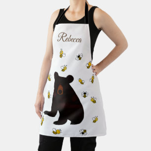 Little Honey Bee Bear Apron