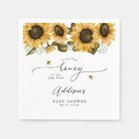 Little Honey Bee Sunflowers Baby Shower