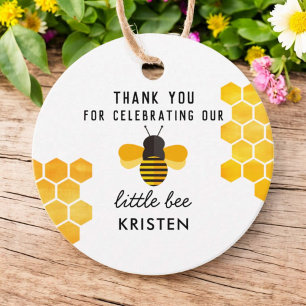 Little Honey Bee Thank You Favor Favor Tags