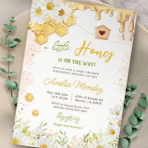 Little Honey Bumblebee Mommy to Bee Baby Shower Invitation