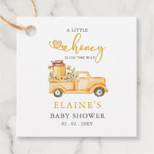 Little Honey Is On The Way Honey bee Baby Shower Favor Tags