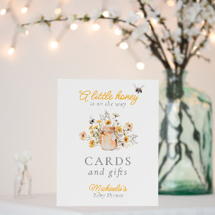 Little Honey On The Way Baby Shower Cards & Gifts Foam Board