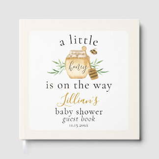 Little Honey On The Way Bee Baby Shower Guest Book