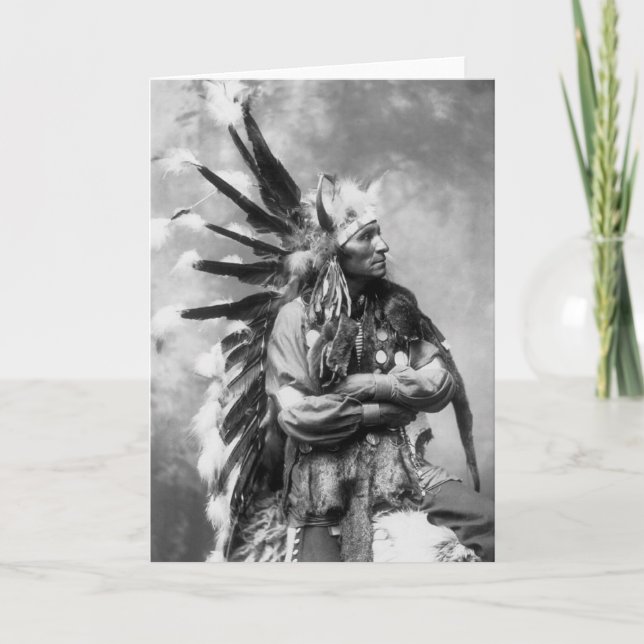 Little Horse, Oglala Sioux, 1890s Card (Front)