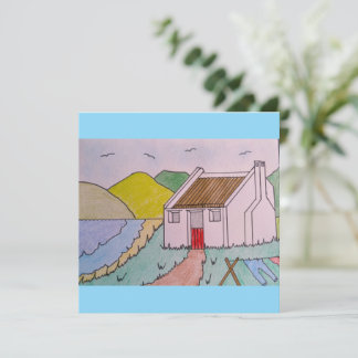 Little House By The Sea Thank You Card