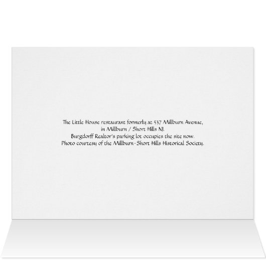 Little House in Millburn / Short Hills NJ (Inside Horizontal (Top))