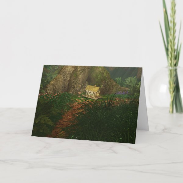 Little House in the Big Woods Card