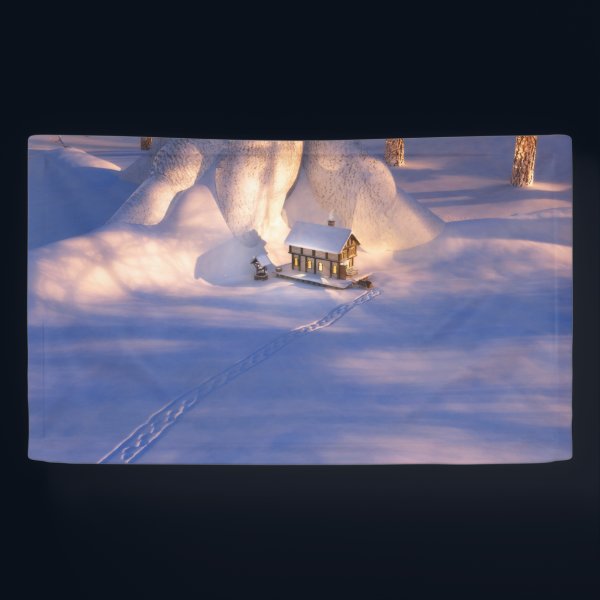 Little House in the Snow Banner