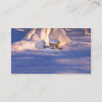 Little House in the Snow Bookmarks Business Card