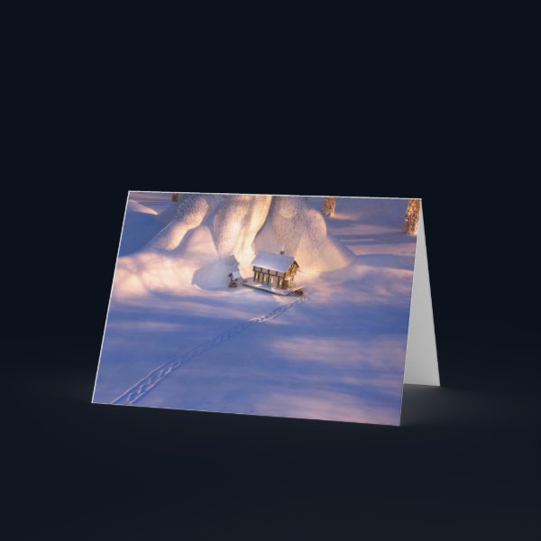 Little House in the Snow Card