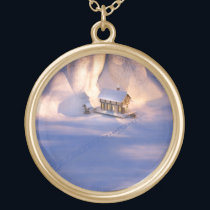 Little House in the Snow Necklace