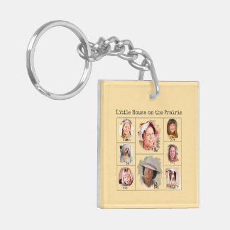 Little House on the Prairie Ingalls Family Keychain