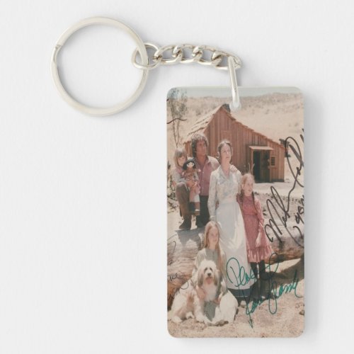 little house on the prairie signed keychain