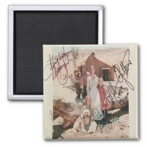 little house on the prairie signed magnet
