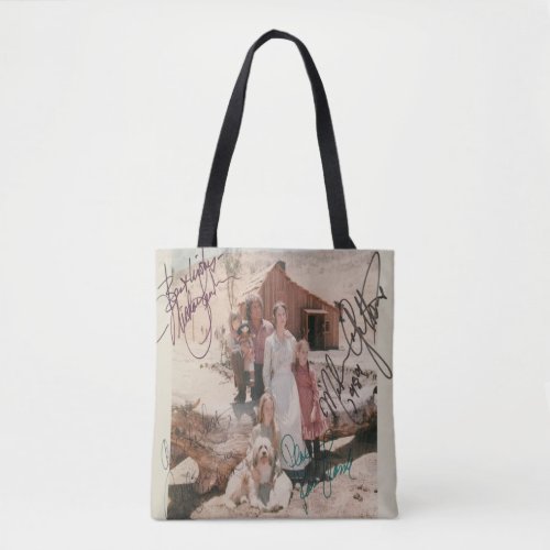 little house on the prairie signed tote bag