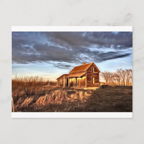 Little House on the Prairies Postcard