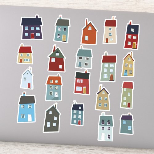 Little Houses Homes and Cottages Sticker