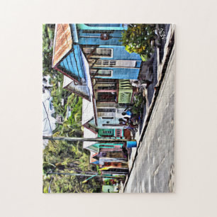 Little houses in Ste-Lucia Jigsaw Puzzle