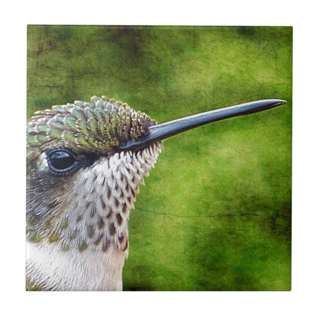 Little Hummer Ceramic Tile (Front)