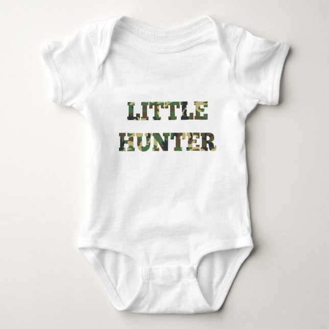 Little Hunter Baby Onsie Baby Bodysuit (Front)