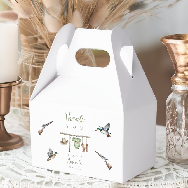 Little Hunter Baby Shower Favor Boxes (little hunter favor box
)