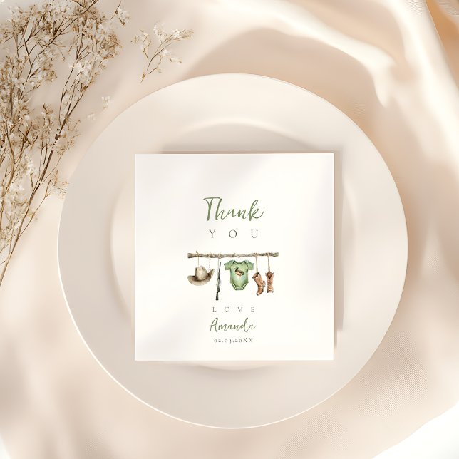 Little Hunter Baby Shower Napkins (little hunter paper napkins
)