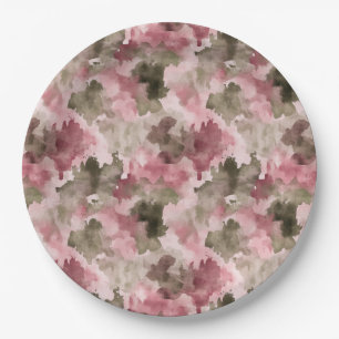 Little Hunter Duck Hunting Camo Girl Baby Shower Paper Plates