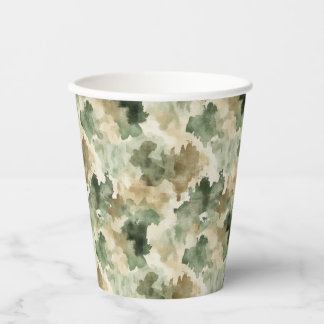 Little Hunter Duck or Deer Hunting Camo Boy Paper Cups